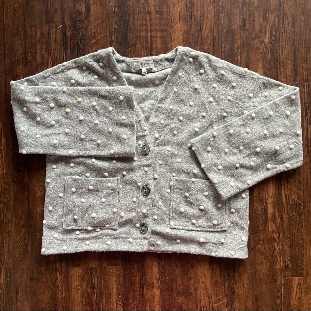 MADEWELL/Texture & Thread Boxy Bobble Cardigan - Picture 3 of 11